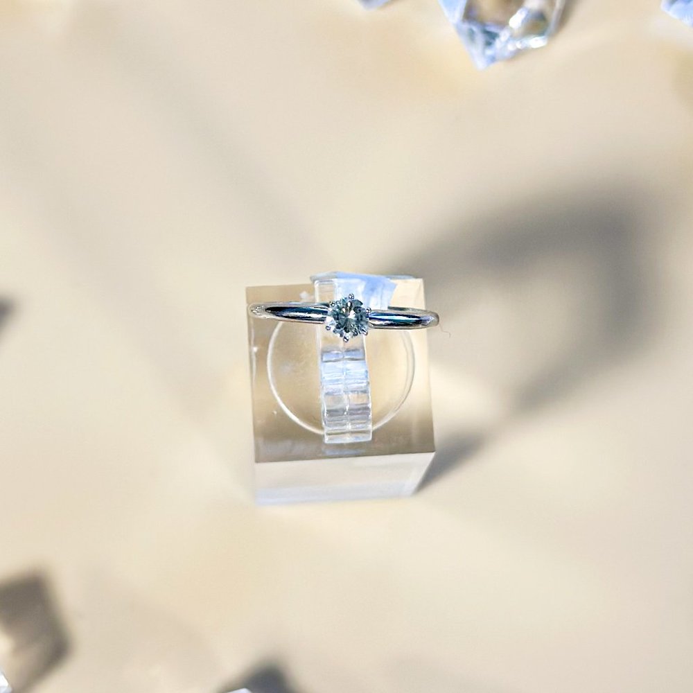Diamond Ring 14K White Gold